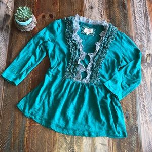 ❤️Anthropologie 3/4 sleeve top